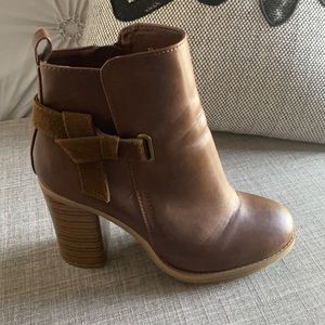 A+ brown boots made for Target.